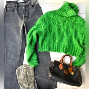 Zara crop sweater